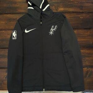 Nike San Antonio Spurs Team Issue Therma-Flex Reflective Full Zip Hoodie